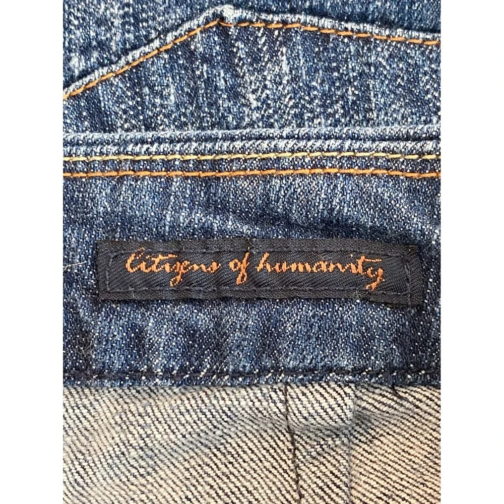 Citizens‎ of Humanity Women Danaway Jeans 31 Blue Low Rise Full Leg Flare Y2K